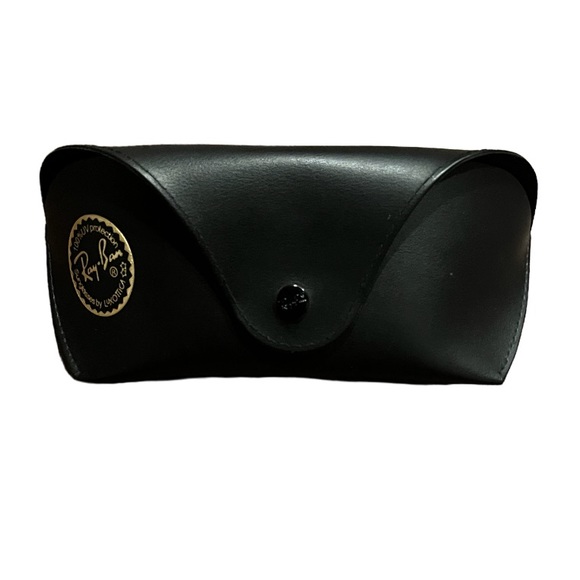 Ray Ban Sunglasses/Glasses CASE ONLY Black with Gold 
Size: OS NWOT - Picture 1 of 6